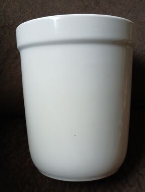 Farberware Utensil Holder Storage Container Crock White Professional Ceramic